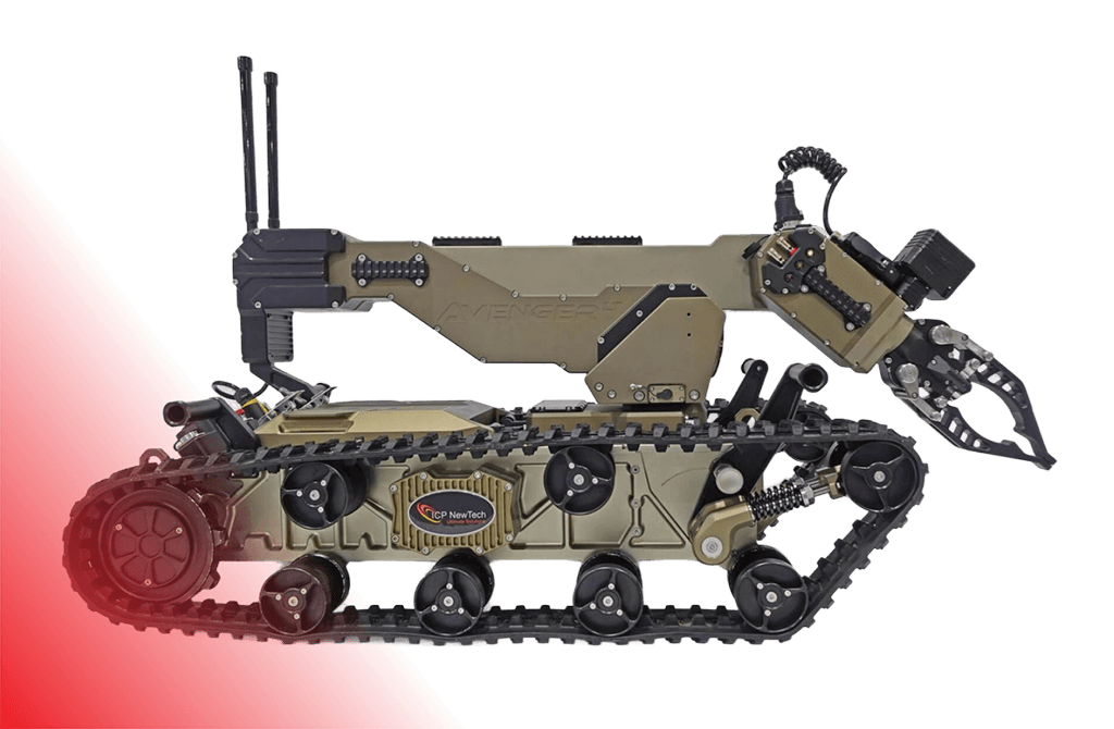 Bomb disposal UGV with robotic manipulator arm