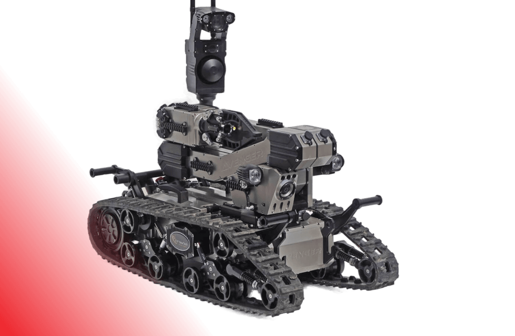 First responder UGV equipped with robotic manipulator arm