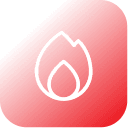 UGV application icon representing firefighting and fire response
