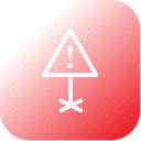 UGV application icon representing landmine detection and disposal