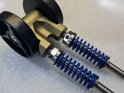 ICP NewTech UGV wheel and suspension components
