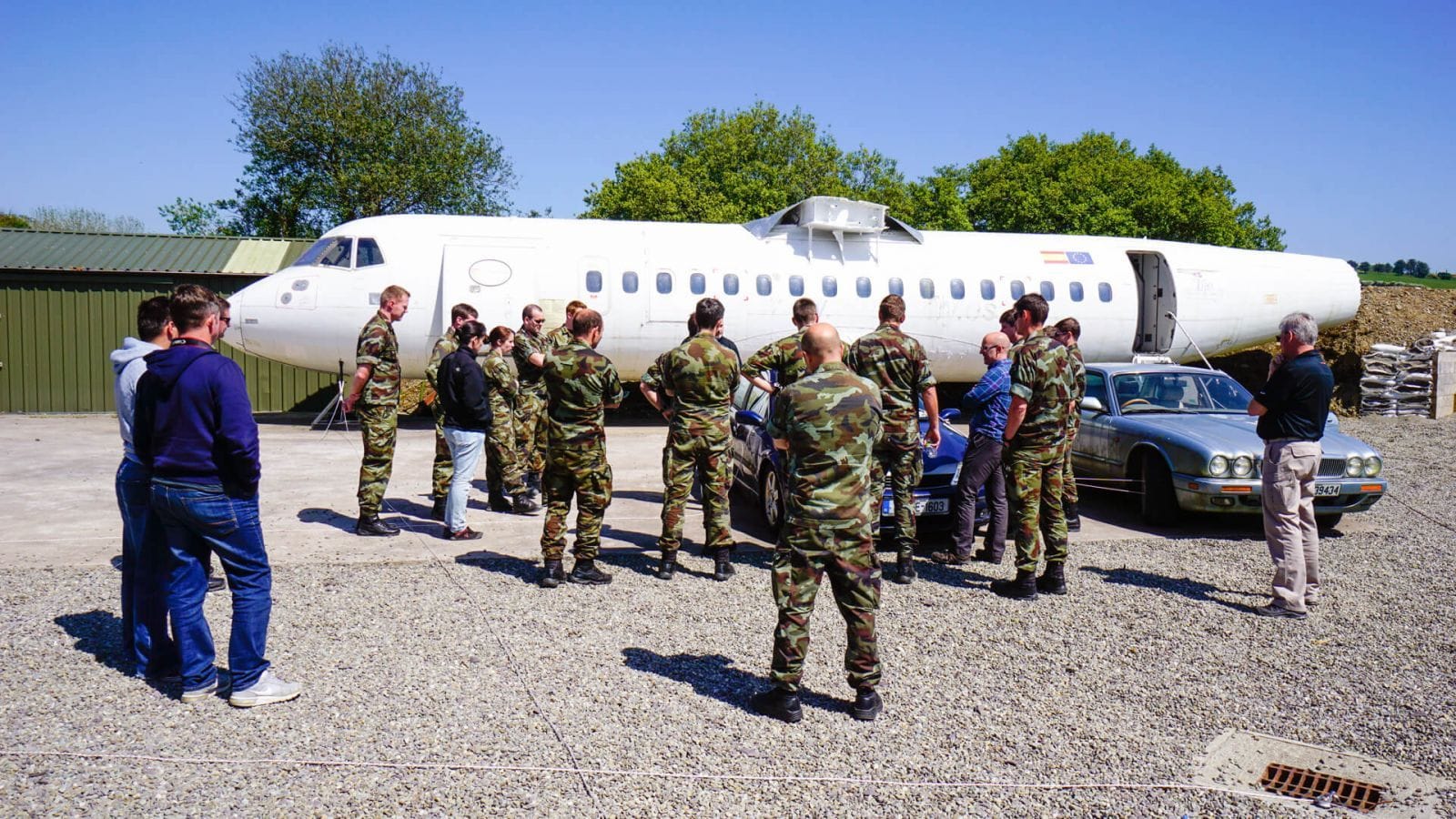 ICP NewTech UGV operator training with military personnel
